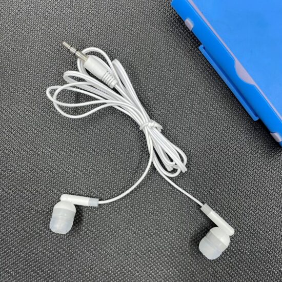 1m Wired In-Ear Earphones without Microphone – 3.5mm Jack, Universal for MP3MP4PhonePC