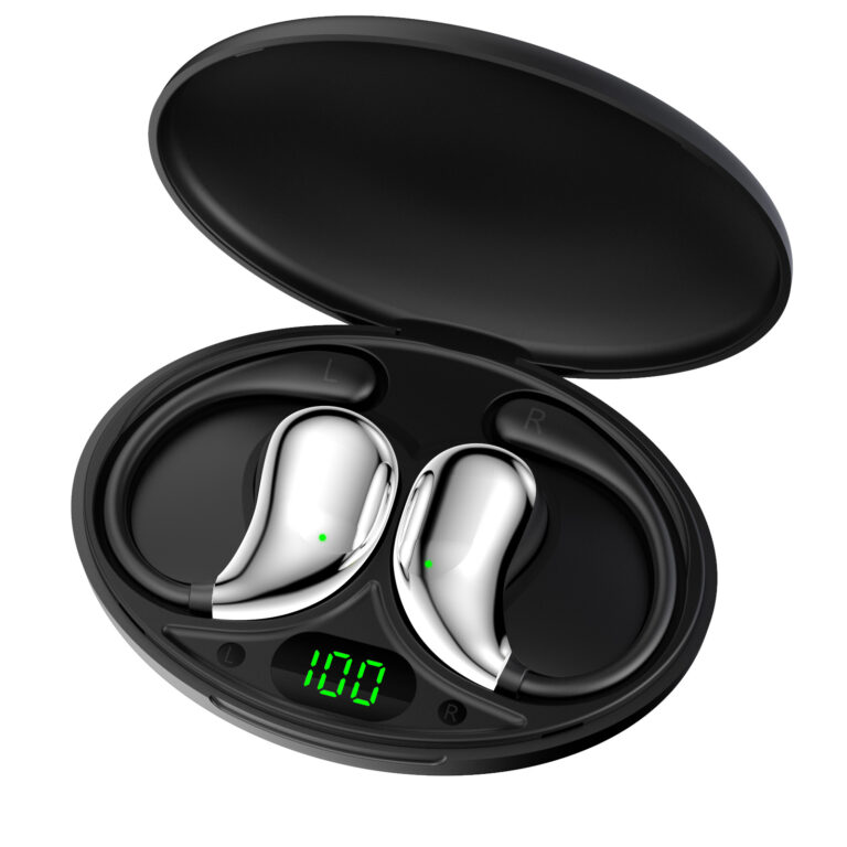2024 Wireless Bone Conduction Bluetooth Sports Headphones with Ear-Hook Design