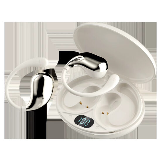 2024 New Bone Conduction Wireless Bluetooth Headphones – Sports Ear Hook Design, Noise Reduction, Long Battery Life