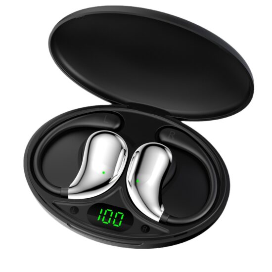 2024 New Bone Conduction Wireless Bluetooth Headphones – Sports Ear Hook Design, Noise Reduction, Long Battery Life
