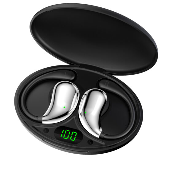 2024 New Bone Conduction Wireless Bluetooth Headphones – Sports Ear Hook Design, Noise Reduction, Long Battery Life