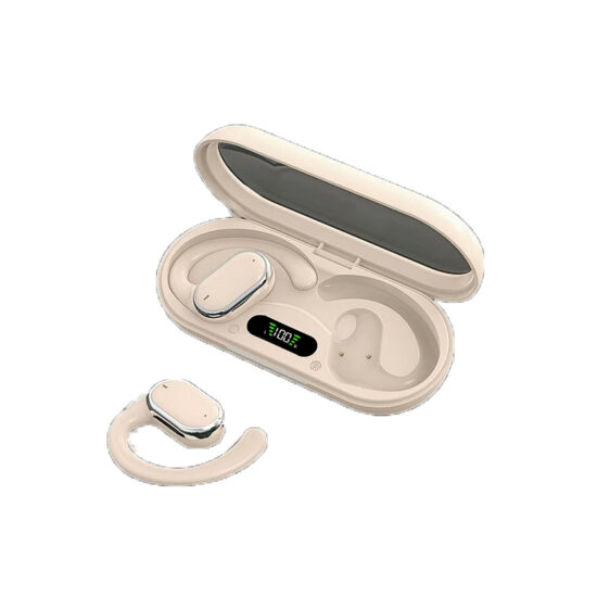 2025 Wireless Bone Conduction Bluetooth Headphones with Hook and Digital Display