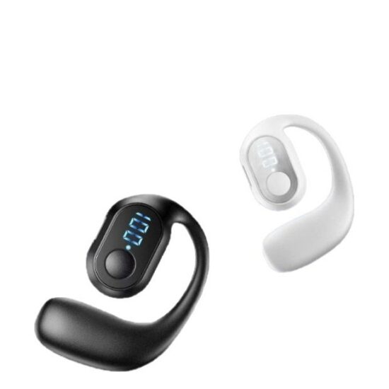 2025 Wireless Bone Conduction Bluetooth Headphones with Hook and Digital Display