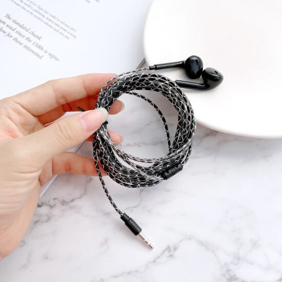  Long Cable In-Ear Wired Monitor Earphones for Live Streaming and Gaming – 2M/3M Cable