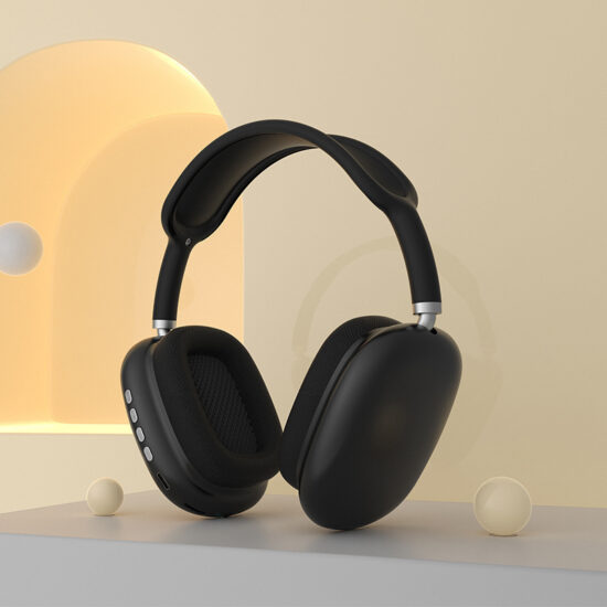 895B Wireless Bluetooth Headphones with Digital Display – Gaming, Sports & Mobile Use