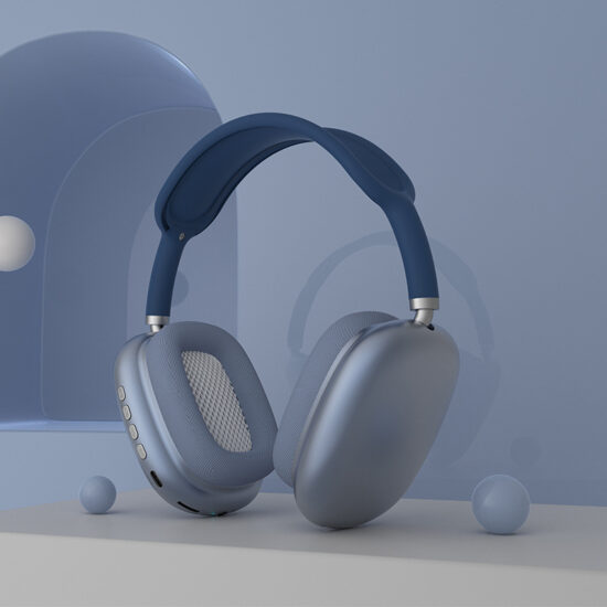 895B Wireless Bluetooth Headphones with Digital Display – Gaming, Sports & Mobile Use
