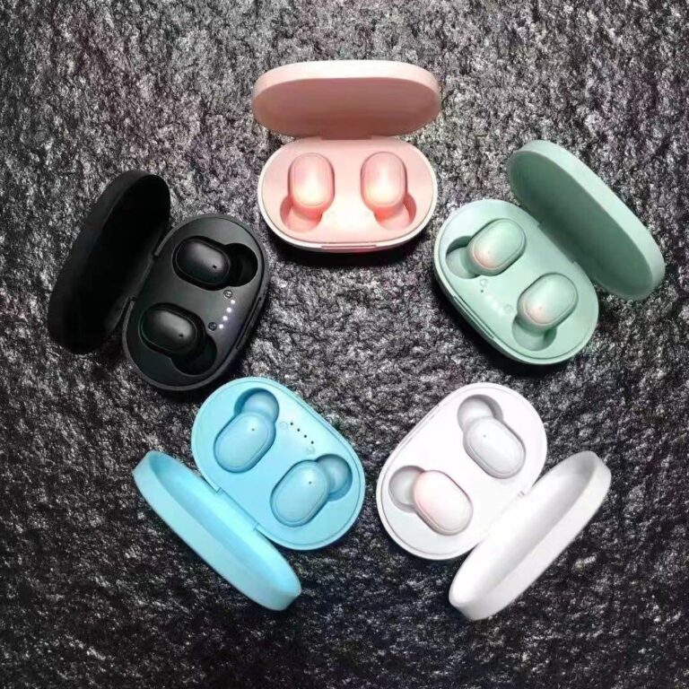 A6S/E6S Mini TWS Wireless Bluetooth Earphones – In-Ear Macaron Color Sports Headphones