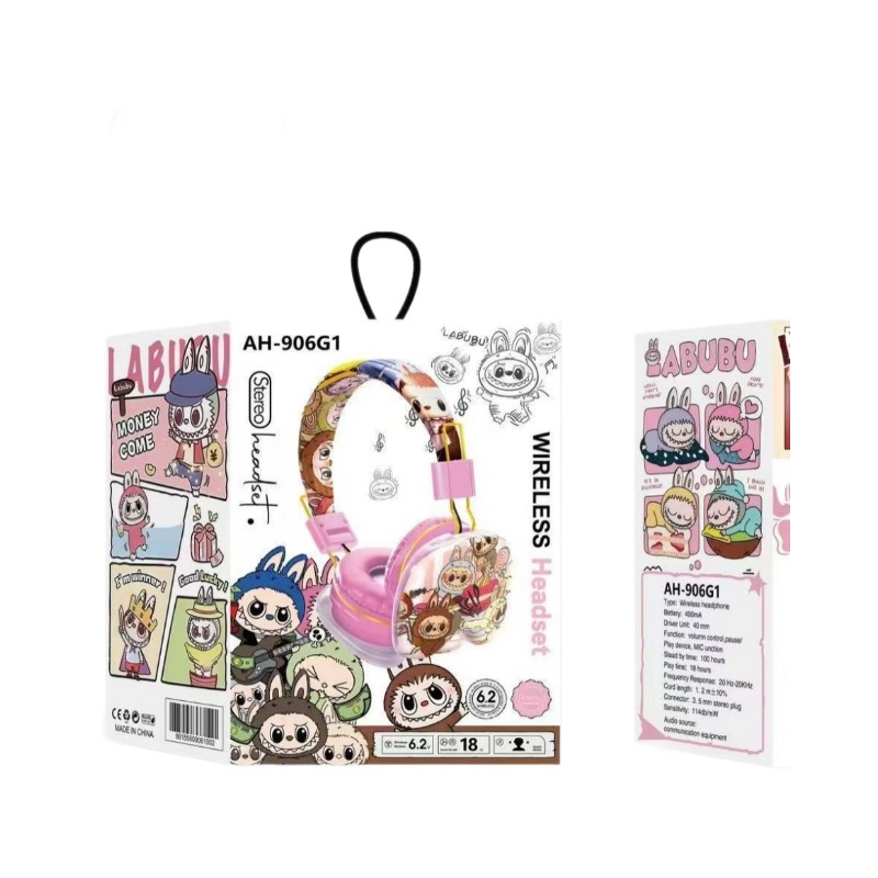 AH-906G1 Cartoon Bluetooth Headphones for Kids and Teens