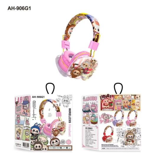AH-906G1 Cartoon Bluetooth Headphones for Kids and Teens