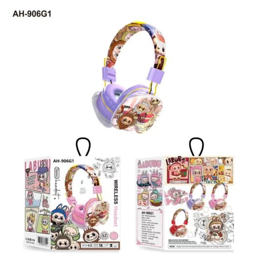 AH-906G1 Cartoon Bluetooth Headphones for Kids and Teens