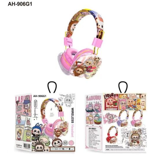 AH-906G1 Cartoon Bluetooth Headphones for Kids and Teens