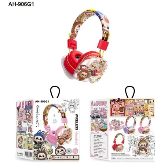 AH-906G1 Cartoon Bluetooth Headphones for Kids and Teens