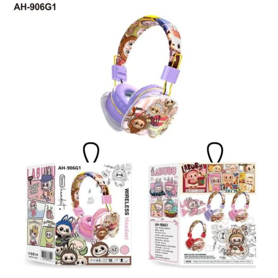 AH-906G1 Cartoon Bluetooth Headphones for Kids and Teens