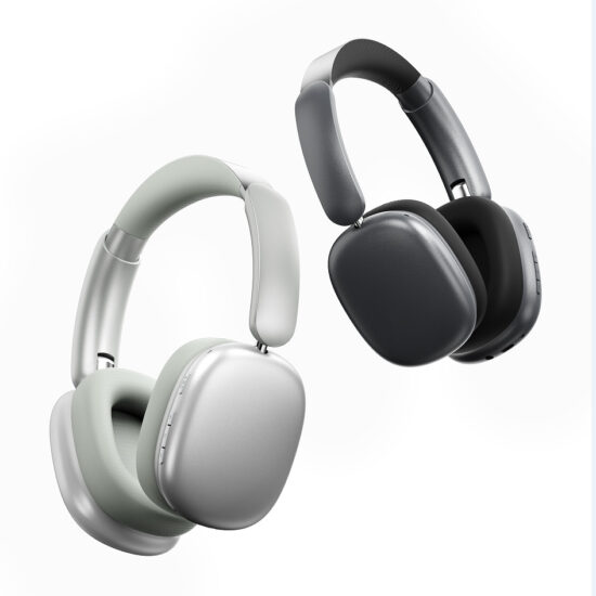  Dual-Feed ANC Wireless Bluetooth Over-Ear Headphones