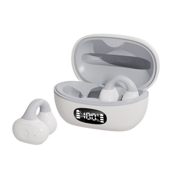 AX10 Clip-On Wireless Bluetooth Headset with Open-Ear Sports Design and Long Battery Life


