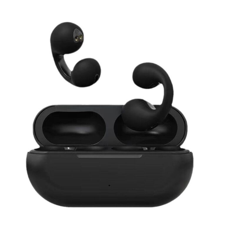 Ambie-style clip-on open-ear Bluetooth bone conduction earphones