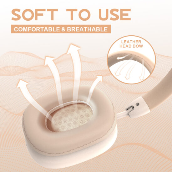 B35s Wireless Bluetooth Over-Ear Headphones with Stereo Sound