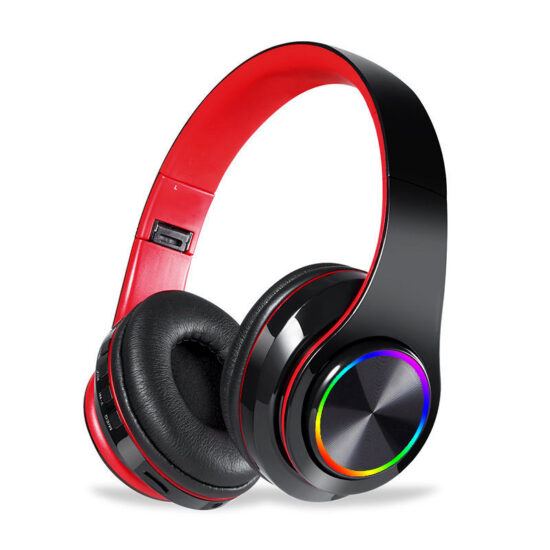 B39 Wireless Bluetooth LED Headphones for Gaming & Music