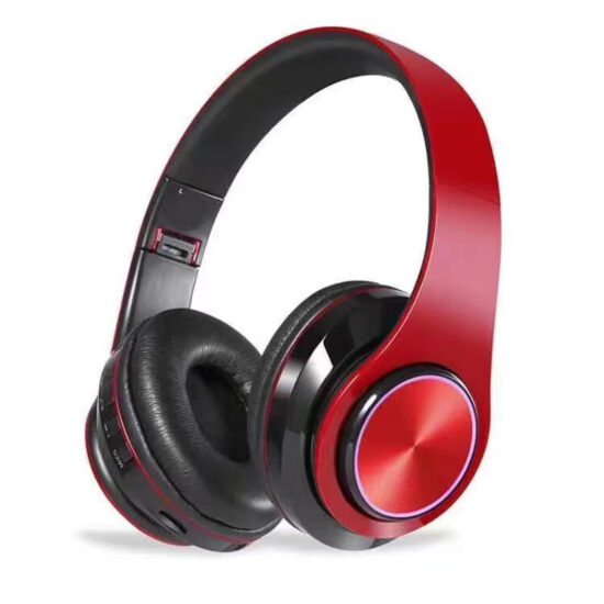 B39 Wireless RGB Bluetooth Headphones with Foldable Design, Deep Bass, and TF Card Support