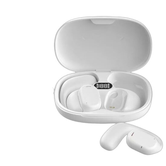 B66 True Wireless Bluetooth 5.3 Ear-Hook Earbuds with Long Battery and Noise Cancelling