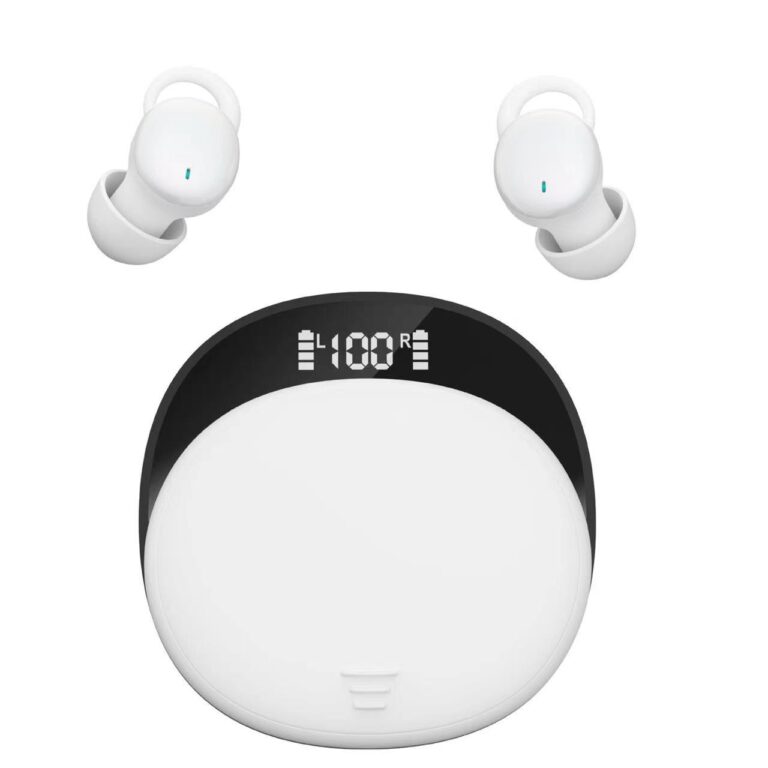 Bean-Shaped Wireless Sleep Bluetooth Earbuds for Music and Calls
