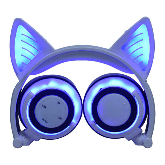  LED Cat Ear Wireless Bluetooth Headphones – Long Battery Music Headset for Dropshipping