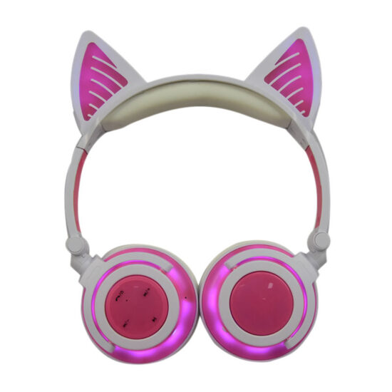  LED Cat Ear Wireless Bluetooth Headphones – Long Battery Music Headset for Dropshipping