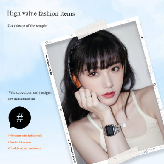 Mini Retro Wireless Bluetooth Headphones – Vintage Style Headset