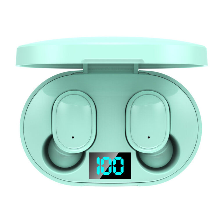 E6S Macaron In-Ear Wireless Bluetooth Earphones with LED Battery Display