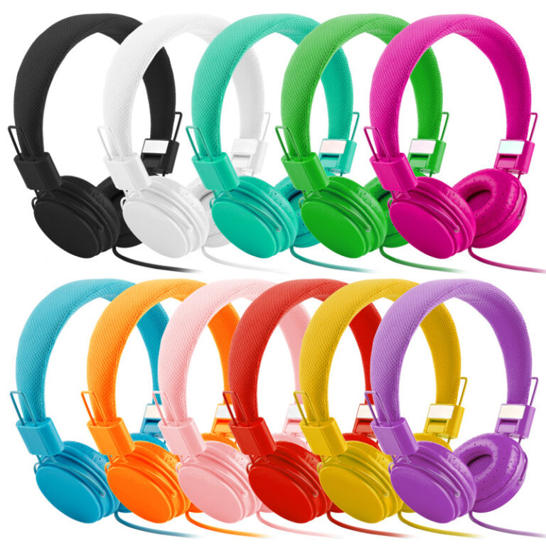 EP05 Foldable Wired Over-Ear Headphones with Inline Microphone and Remote for Mobile