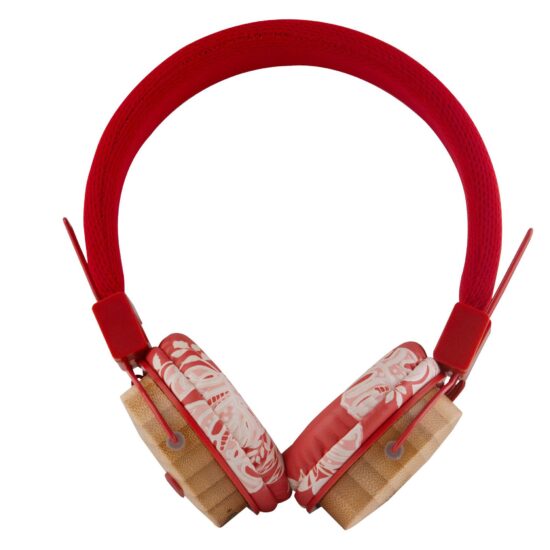  Foldable bamboo Bluetooth headphones with eco-friendly design from Shenzhen factory