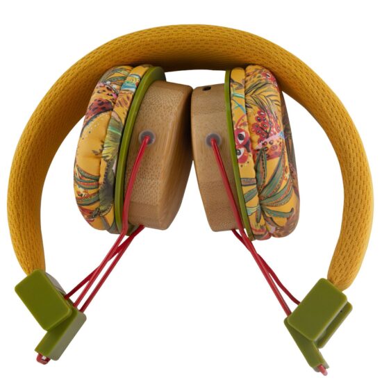  Foldable bamboo Bluetooth headphones with eco-friendly design from Shenzhen factory