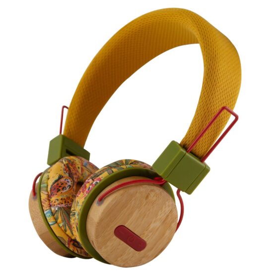  Foldable bamboo Bluetooth headphones with eco-friendly design from Shenzhen factory