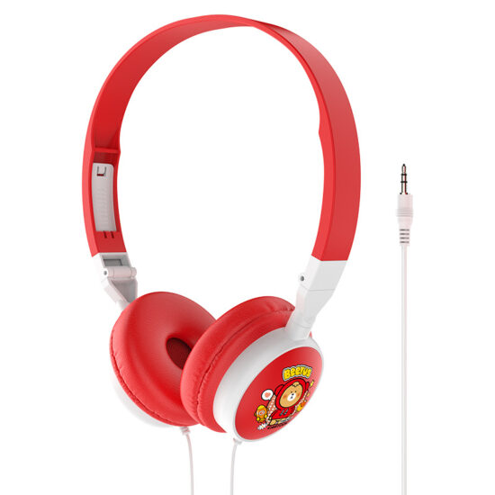 Foldable Wired Cartoon Headphones for Kids with Deep Bass