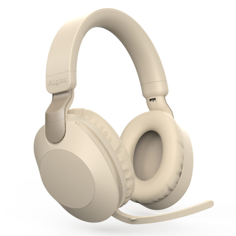 Foldable Bluetooth headphones with external microphone – long battery life wireless headset for B2B OEM