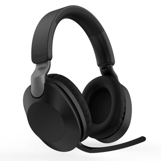 Foldable Bluetooth headphones with external microphone – long battery life wireless headset for B2B OEM