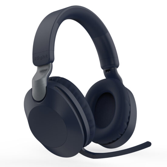 Foldable Bluetooth headphones with external microphone – long battery life wireless headset for B2B OEM