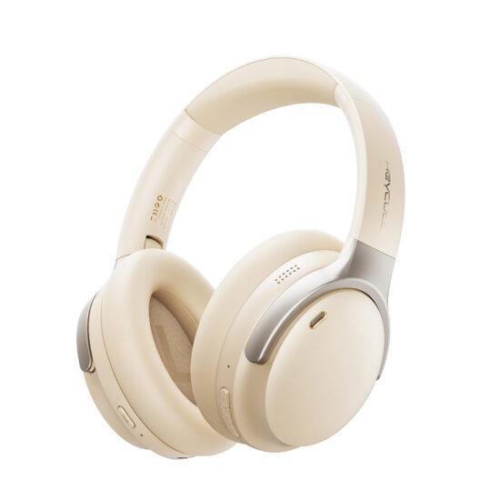  H-V20 ANC wireless over-ear Bluetooth headphones with long battery life and gaming features