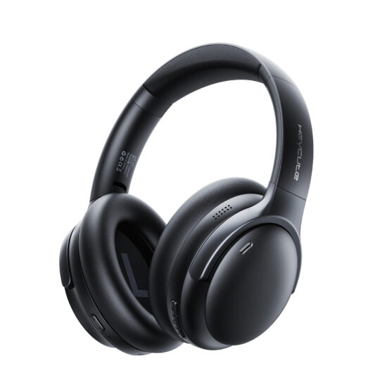  H-V20 ANC wireless over-ear Bluetooth headphones with long battery life and gaming features