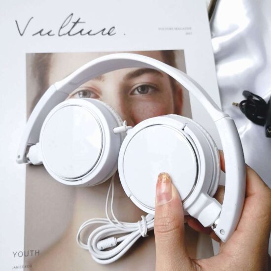 Foldable Wired Over-Ear Headphones with Deep Bass and Adjustable Headband