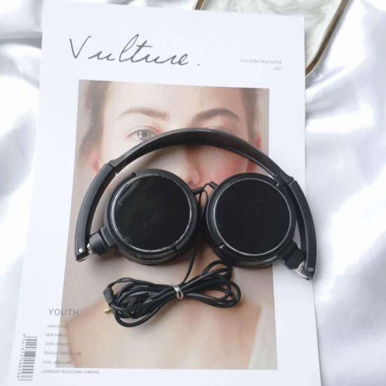 Foldable Wired Over-Ear Headphones with Deep Bass and Adjustable Headband
