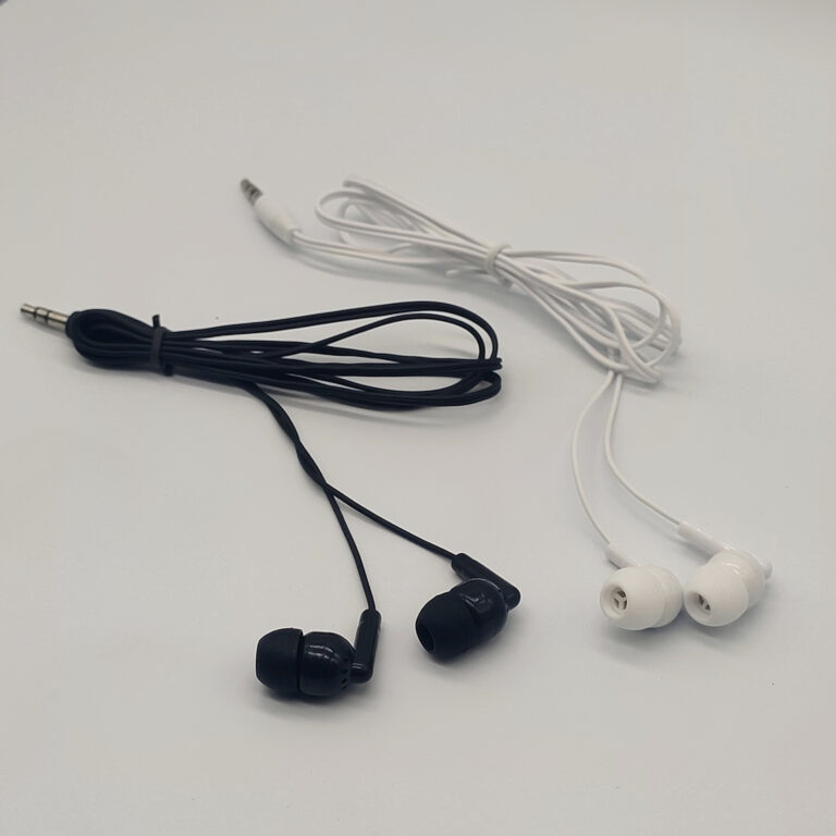 1428 Wired Dual Earbuds – Budget Airline/MP3/Hotel Headphones