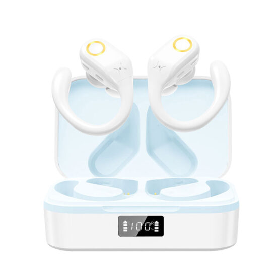  J10 Wireless Bluetooth Earhook Headphones with Long Battery and Noise Cancelling