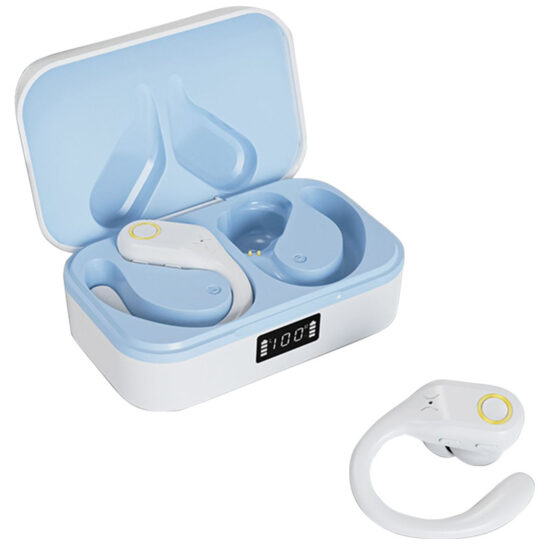  J10 Wireless Bluetooth Earhook Headphones with Long Battery and Noise Cancelling