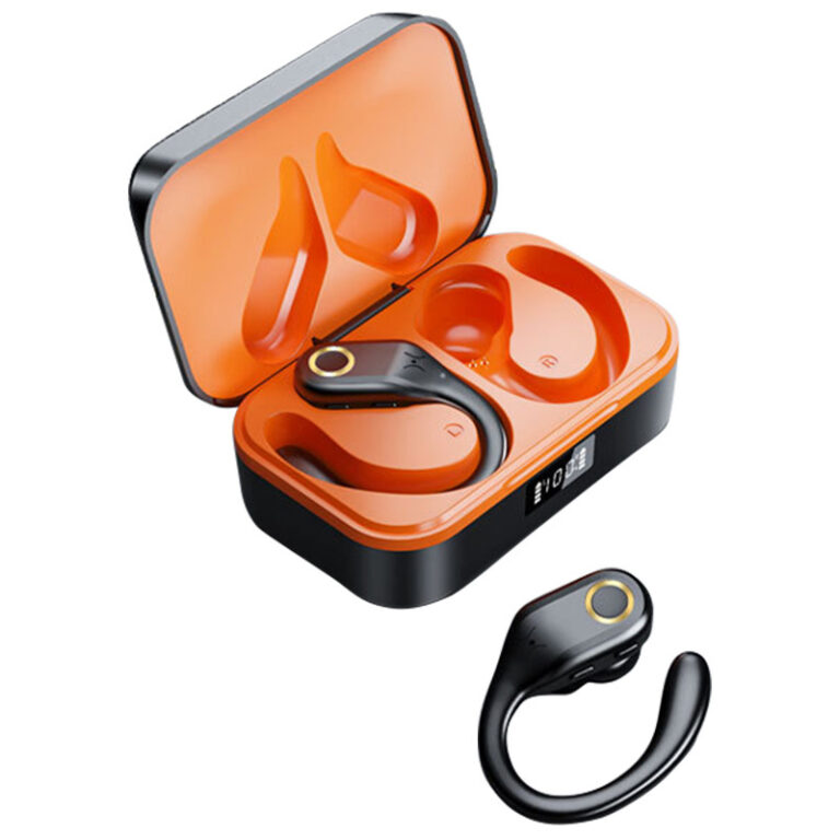 J10 Wireless Bluetooth Earhook Headphones with Long Battery and Noise Cancelling