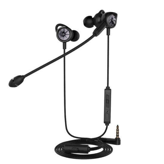 Langston G200 Wired Gaming Headset with Dual Mics for FPS Sound Positioning