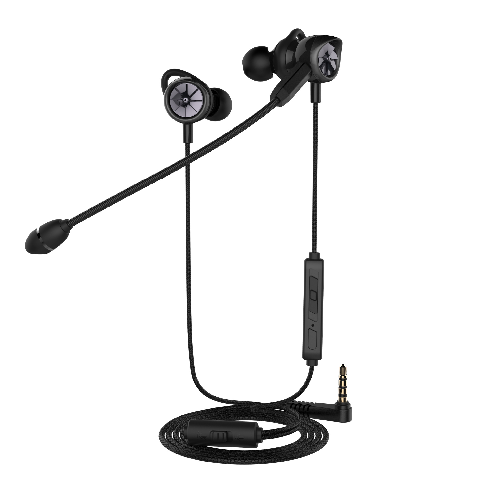 Langston G200 Wired Gaming Headset with Dual Mics for FPS Sound Positioning