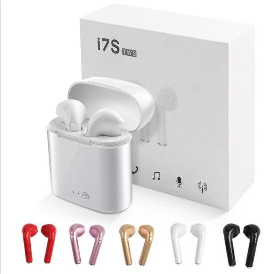 i7s Wireless Bluetooth Earbuds i9s/i12 TWS Stereo 5.0 Dual Ear Sport Earphones with Charging Case

