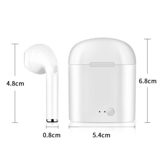 i7s Wireless Bluetooth Earbuds i9s/i12 TWS Stereo 5.0 Dual Ear Sport Earphones with Charging Case


