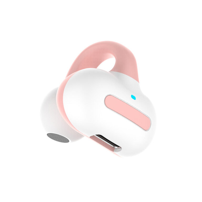 MS8 Bluetooth Earphone with Open-Ear Clip Design and Charging Case